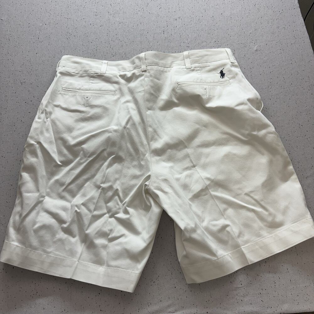 Polo Ralph Lauren Mens White Chino Shorts Size 36 Classic Fit Cotton - Picture 4 of 4